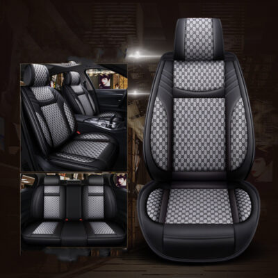 Linen Car Seat Cover Four-Season Universal Seat Cover