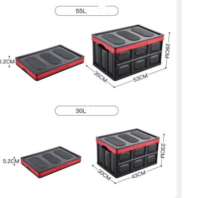 Backup storage box storage car folding storage box
