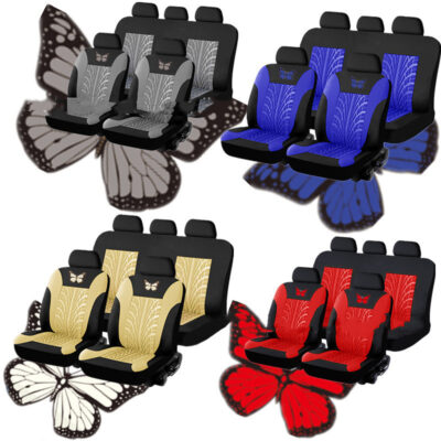 Butterfly Universal Auto Seat Cover Cloth Anti-Dust Wear-Resistant Washable Anti-Fading Seat Cover Cloth