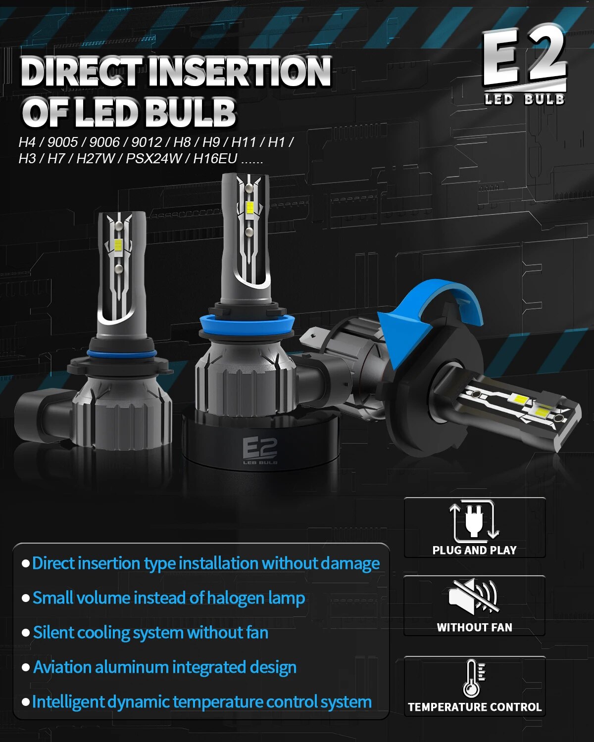 2Pcs-30000Lm-CANBUS-H8-H7-LED-Yellow-White-H10-H11-Led-Fog-Lights-H16JP-LED-Bulb-1