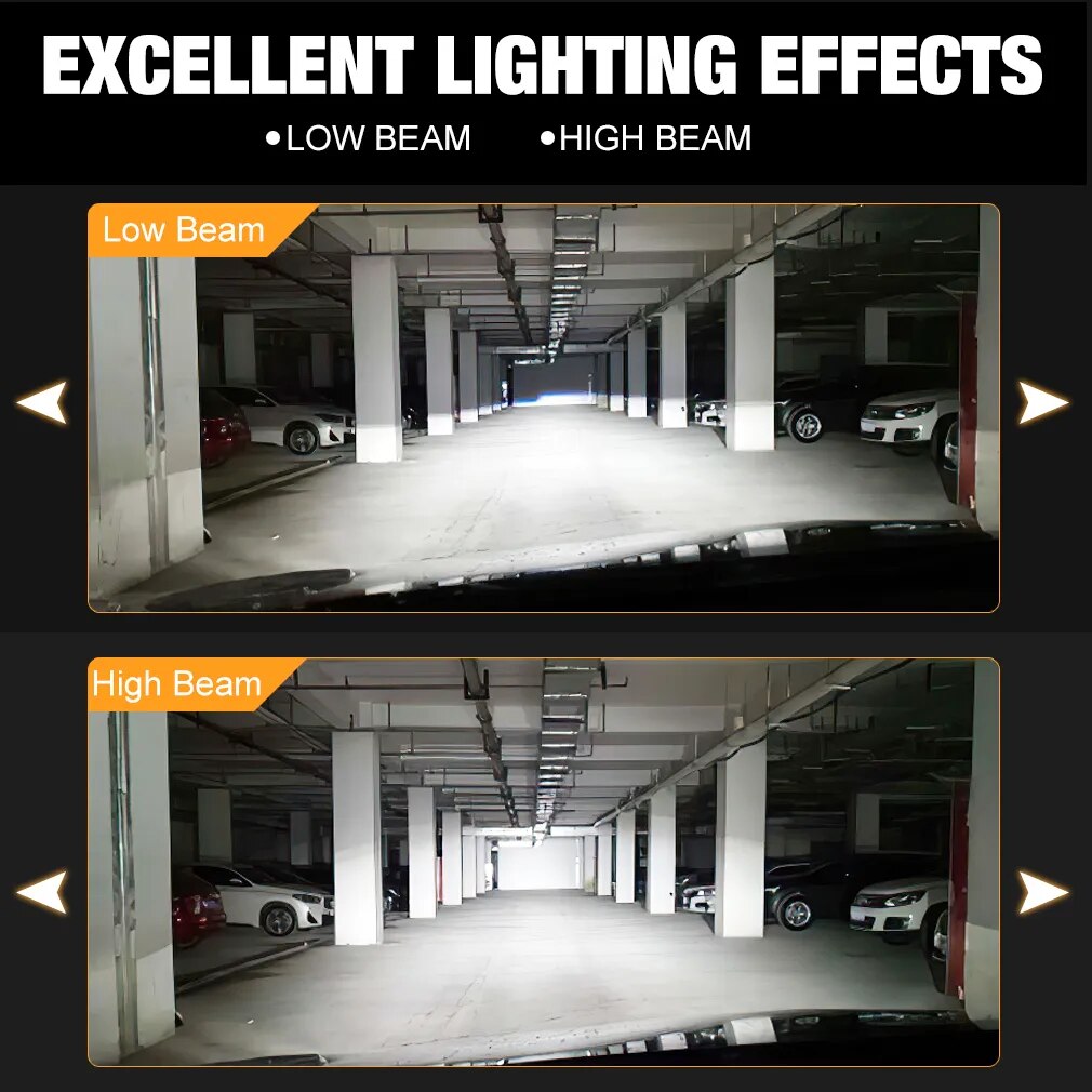 30000LM-Canbus-H1-LED-Headlight-Bulbs-Single-Wire-Plug-Mini-Led-Lamps-3570-CSP-High-Low-5