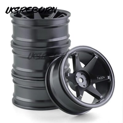 4pcs Metal Wheel Rim For 1/10 RC On Road Drift Car HSP 94122 TAMIYA TT02 XV01 KYOSHI YOKOMO WLtoys HPI