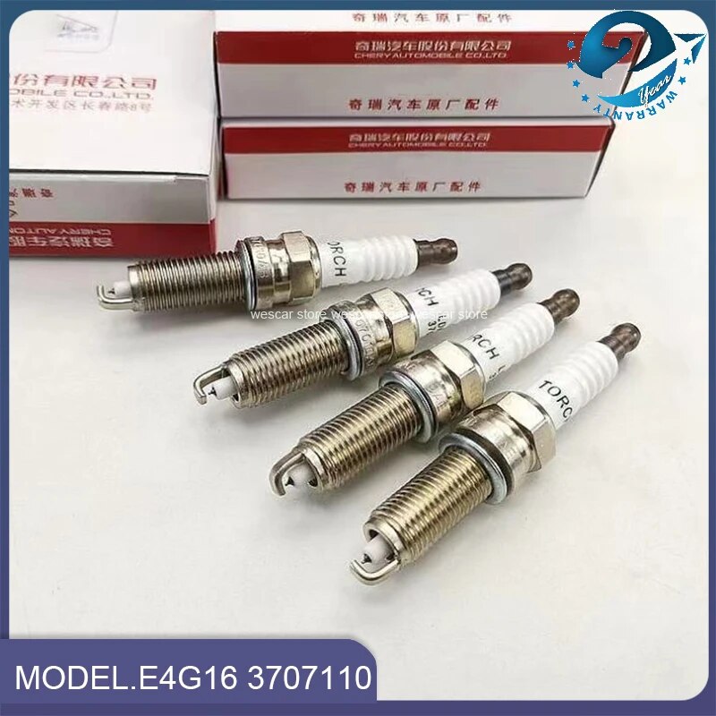 4pcs-set-Spark-Plugs-For-Chery-A1-A3-A5-Tiggo-3-Arrizo-1-6L-SQRE4G16-Engine-3
