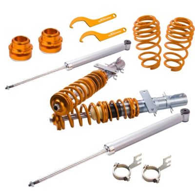 4x Coilover Spring Suspension for VW Polo Mk5 6R 6C Seat Ibiza 6J Shock Absorber for Audi A1 8X