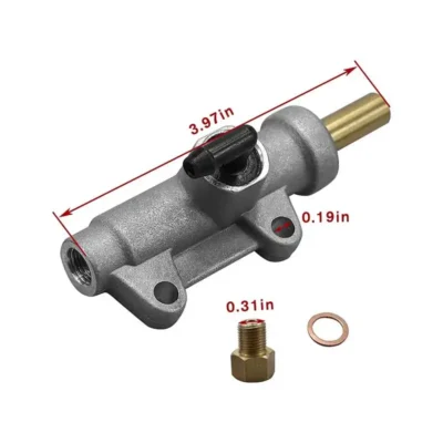 7/8 inch 22mm Rear Brake Master Cylinder Front Left Lever Replacement for ATV Polaris Magnum 325 330 500