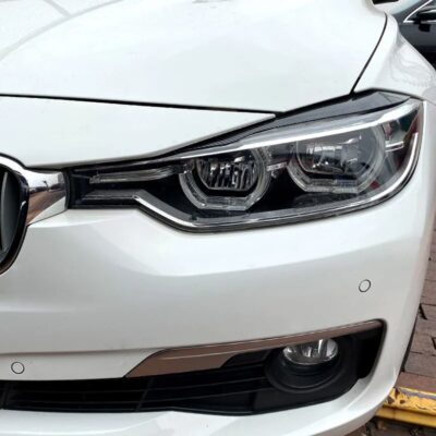 Auto Headlight Lamp Eyebrows Cover Trim Stickers For BMW 3 Series F30 F31 318i 320i 2012-2018 Car Eyelids Lids New ABS Carbon