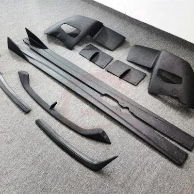 Body kit Forged carbon fiber RZ style front lip diffuser DMC style side skirt for Ferrari F12 Berlinetta car parts