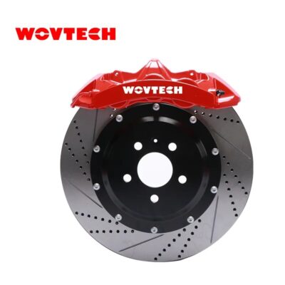 Brake System GT6 6 pots red brake calipers 18 inches front wheel 355mm Drilled disc for Hyundai Festa
