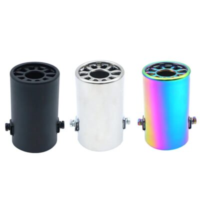 Car Accessories Exhaust Pipe Muffler Stainless Steel Car Exhaust Muffler Tip Pipes With Net Car Rear Exhaust Muffler Tail Tips