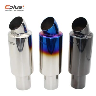 Car Motorcycle Styling Exhaust System Muffler Tail Pipe Tip Universal High Quality Stainless Steel ID 51mm 63mm