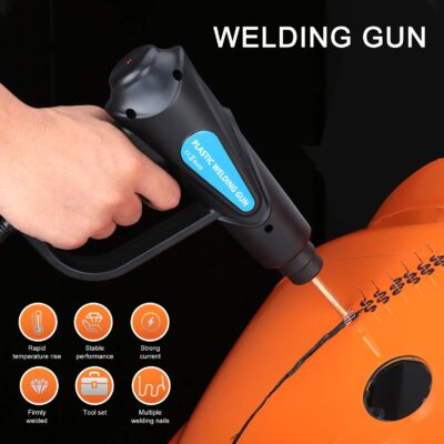 Car Tools Kit Plastic Welder Heat Gun Hot Stapler Plastic Welding Machine Bumper Soldering Iron Staples PVC Repair Workshop tool