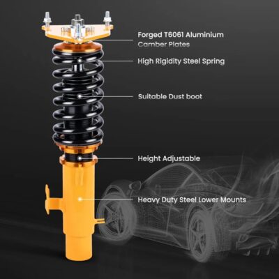 Coilover Strut Suspension For Mini Cooper S 02-07 R53 Lowering Shock Absorber Coil Spring Kit Adjustable height Coilovers
