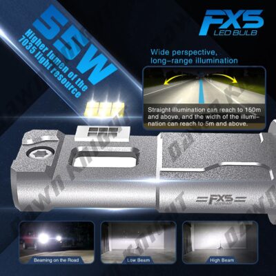 DAWNKNIGHT FX5 110W H7 H4 Led Headlight bulb 7035 Chip H1 H11 HB3 9005 HB4 9006 Turbo Lamp Led Light Kit for Car 12V