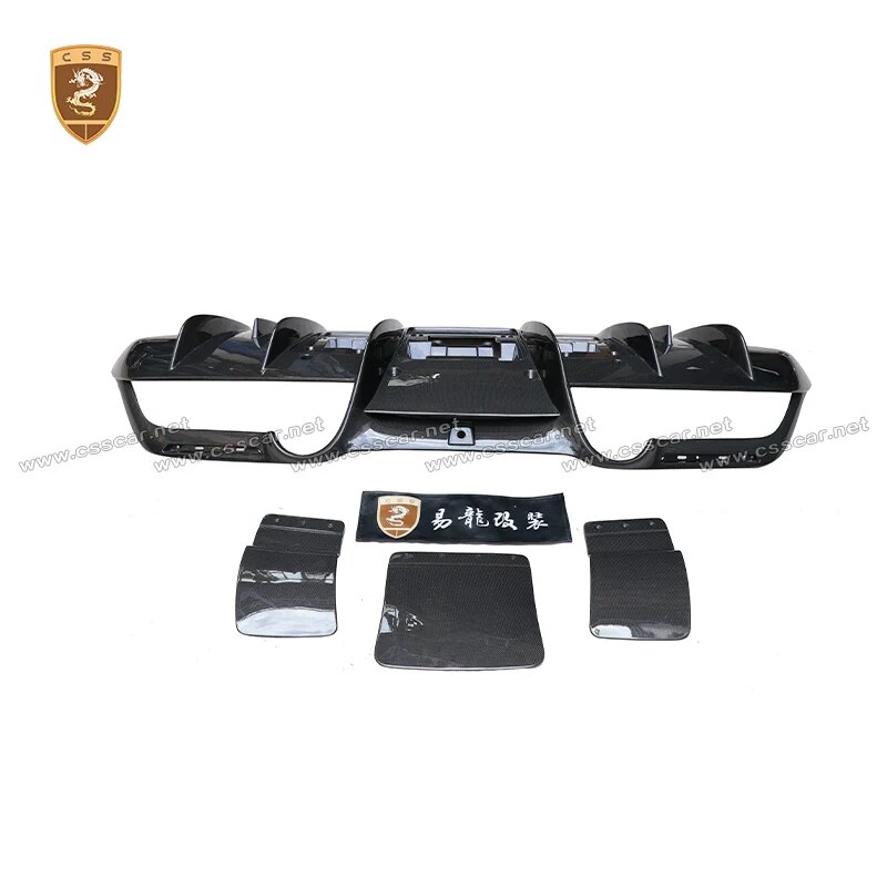 Dry-Carbon-Fiber-Body-Kit-For-Ferrari-F8-N-Style-Rear-Diffuser-Rear-Lip-Car-Accessories-3
