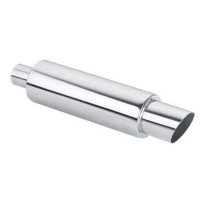 Exhaust Pipe Muffler Car Modification Tail Throat Universal Motorcycle Auto Stainless Steel 304 Exhaust Tip Interface 55mm 63mm