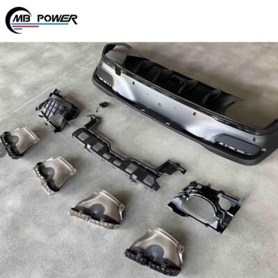 Exterior Body Parts GLE CLASS W167 GLE63 Coupe Car Rear Bumper Diffuser Splitter Shovels Automobile Exhaust Muffuler Tail Pipe