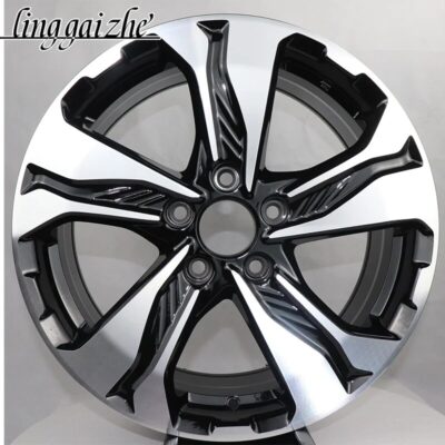 Factory price 17 Inch 5 Split Spoke car wheels PCD 5X114.3 replicate alloy wheel rims suitable for Toyota Previa Levin Camry