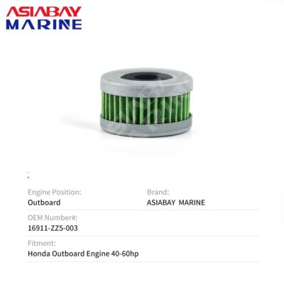 Fuel Filter Elements for Honda Outboard Engine 16911-ZZ5-003 Fit BF40 50 60 Marine Motor Water Separator 40hp 50hp 60hp