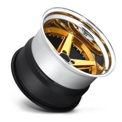 Gold Over Polish 17 Inch Alloy Wheel Rims,customizable Deep Concave Forged Aluminum Wheels for Car