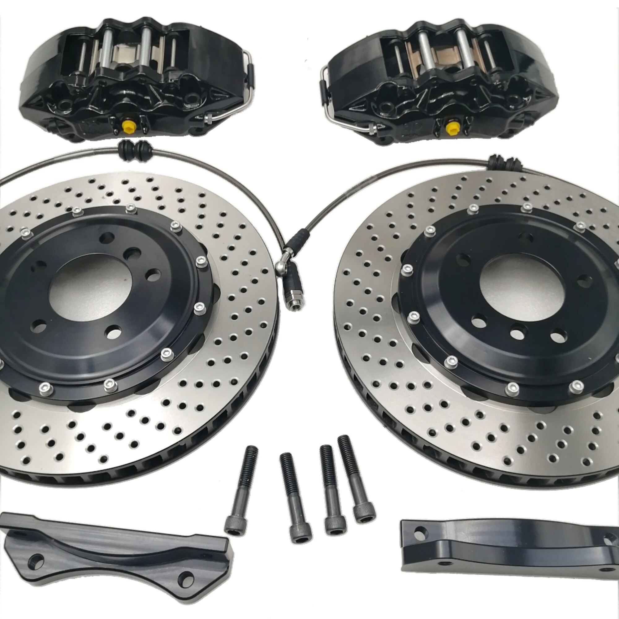 Jemit-9040-Kaliper-Rem-Merah-6-Piston-330-28Mm-355-32Mm-Cakram-Bor-untuk-Mobil-Toyota-4