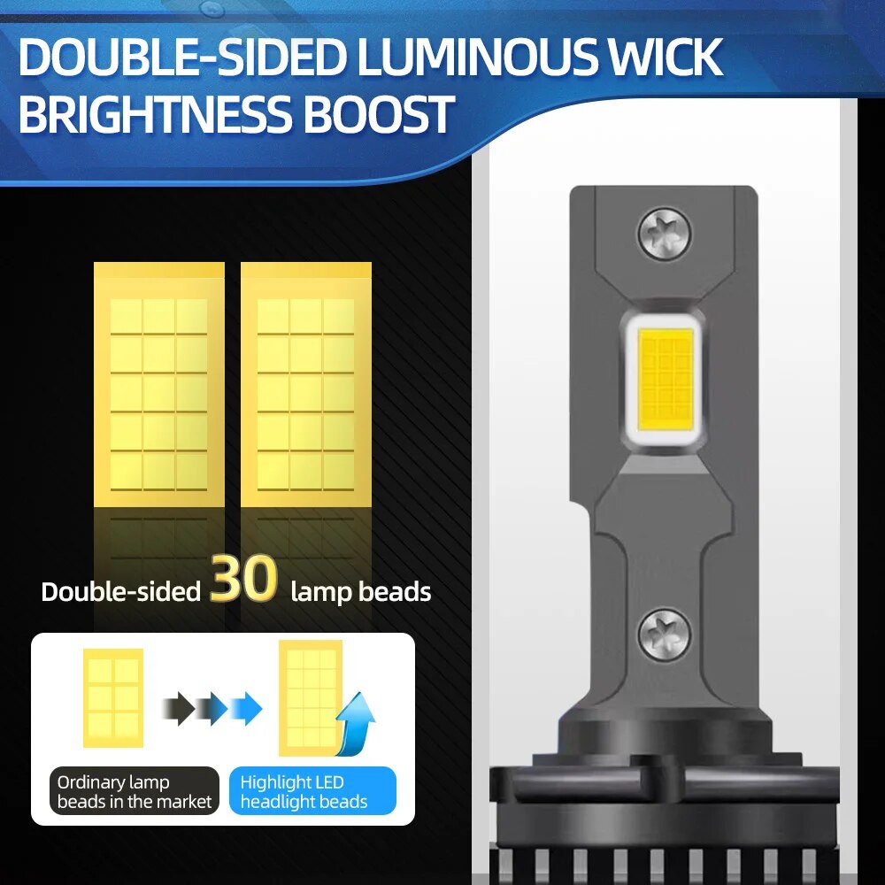 LED-Headlights-HID-Car-Bulbs-Turbo-With-30000LM-CSP-110W-Plug-Play-For-Mercedes-Benz-C-3