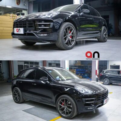 Magical2022 Suit For Turbo Refitting Bar Porsche Macan, Big Mouth 95b, Small Cayenne Front Face Body Kits Car Accessories