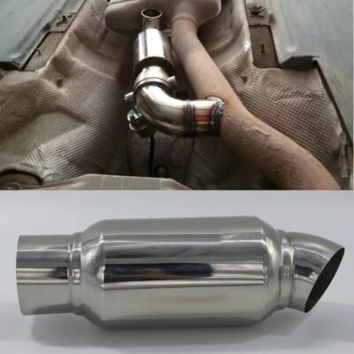 Stainless Steel Car Exhaust Downpipe Sound Tuning Muffler Pipe 51mm Pro Exhaust Muffle Pipe Home Tool Car Auto Accessories