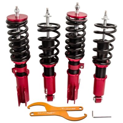 Suspension strut 4pcs 24 Step Adj. Damper Coilover For Toyota Celica Absorbers Adjustable Height 2001 2002 2003 2004 2005