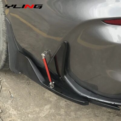 Universal Car Front Rear Bumper Lip Splitter Spoiler Support Bar Kit Decorative Rod For BMW E90 Golf 5 6 7 Passat B6 B8 Peugeot