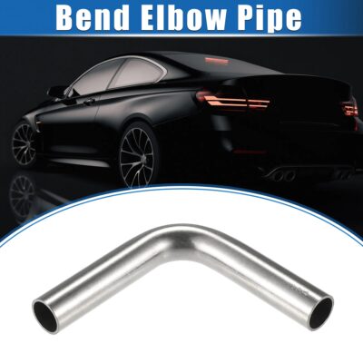 Uxcell Bend Elbow Pipe Tube 19mm 22mm 25mm 32mm 38mm 45mm OD 100mm Leg Length 90 Degree Car DIY Exhaust Pipe Air Intake Tube