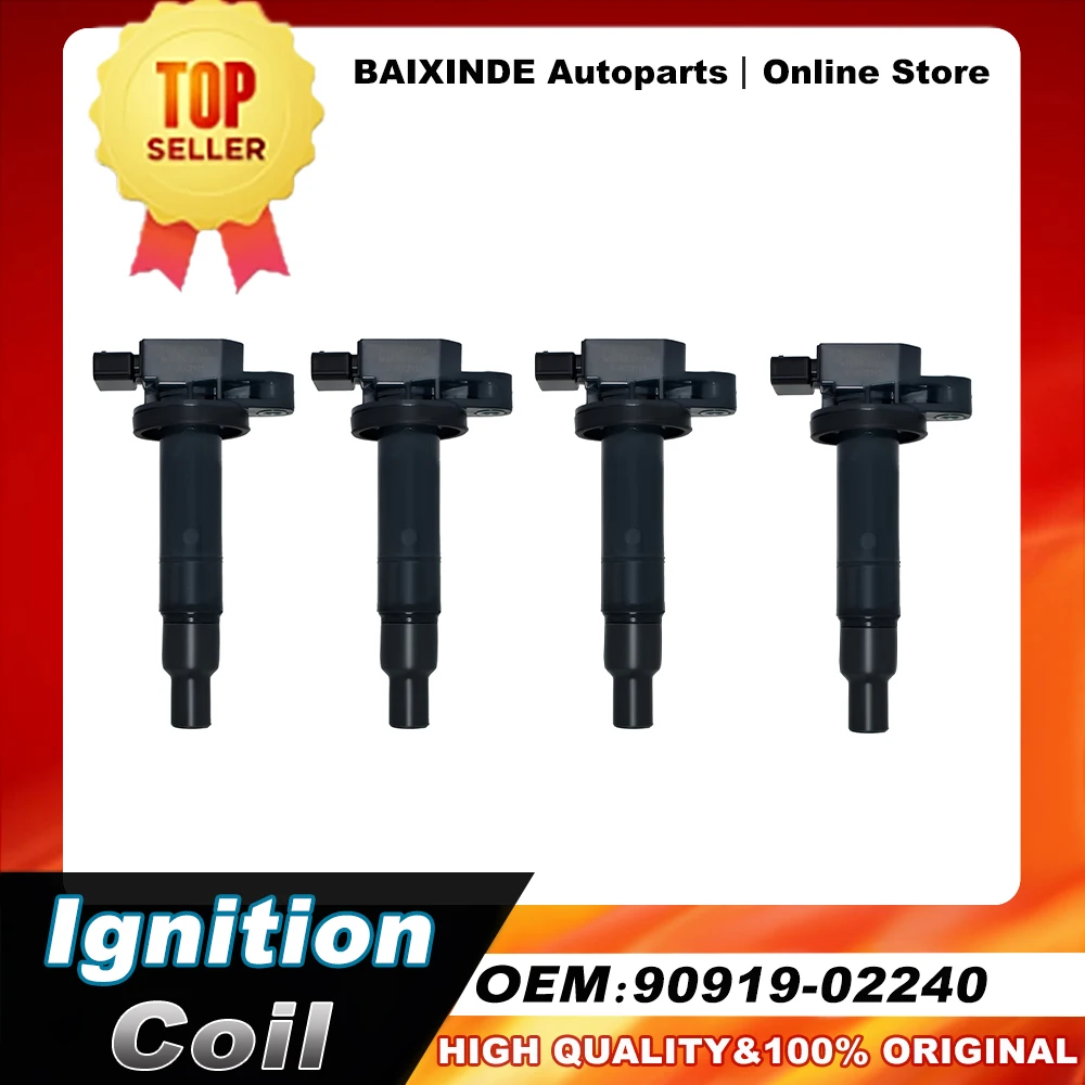 1-4-PCS-OEM-90919-T2003-90919-02240-Ignition-Coil-for-C1304-UF316-Fit-with-Toyota