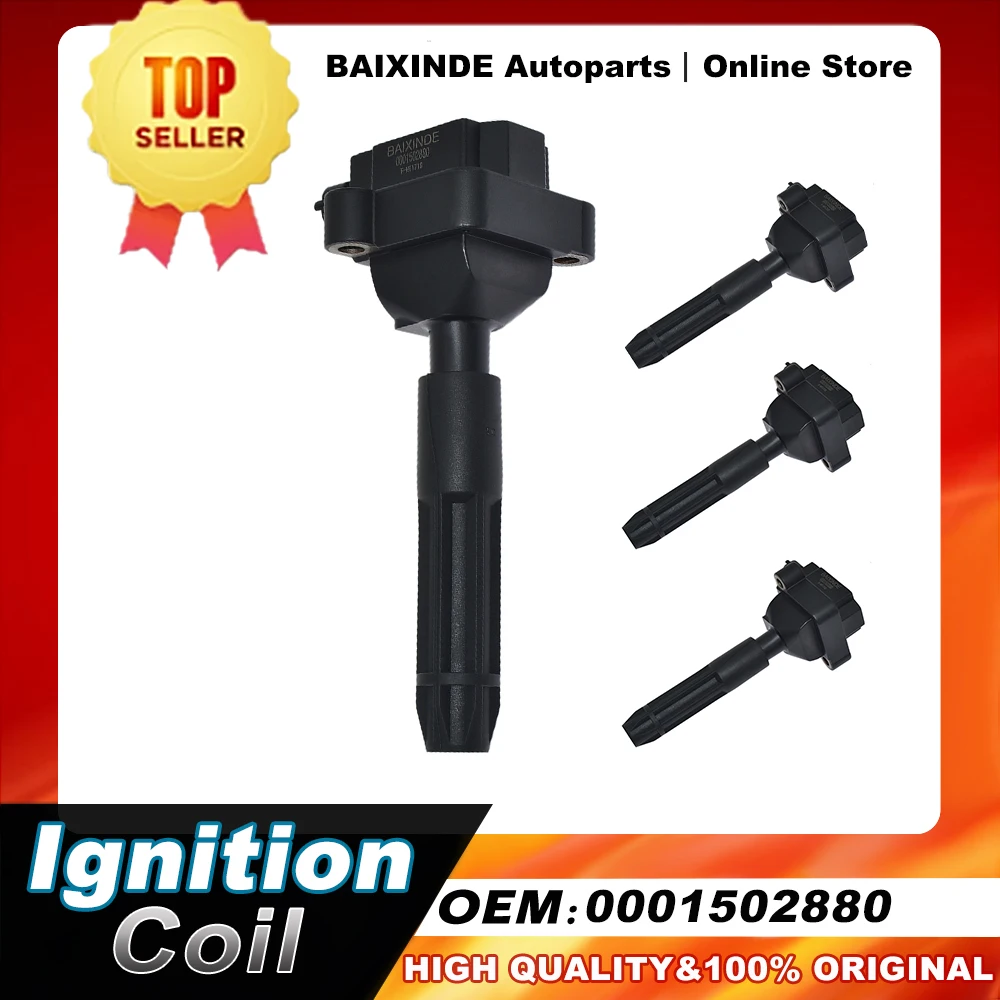 1-4PCS-OEM-0001502880-000501780-Ignition-Coil-for-Mercedes-Benz-W203-CL203-S202-C208-A208-W210