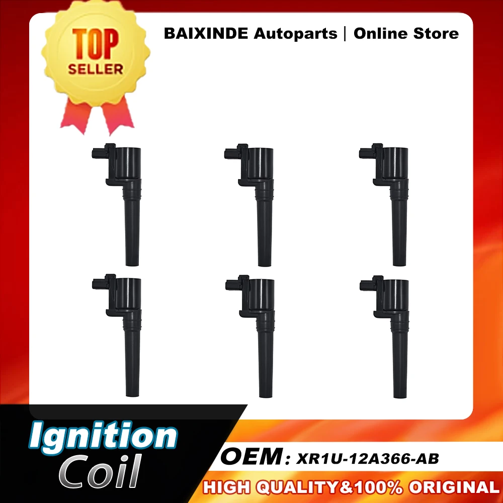 1-6-PCS-OEM-XR1U-12A366-AB-Ignition-Coil-For-Aston-Martin-DB7-DB9-V6-V8
