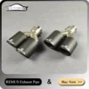 1 Pair Y Model Exhaust Pipe Carbon Fiber Stainless Steel For Remus Muffler Tip Rear Nozzles Tailpipe Nozzles Tails Throats