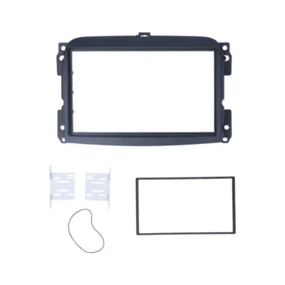 2Din Car Stereo Radio Fascia DVD Audio Navigation Panel Frame Trim Fit for Fiat 500L 2012 2013 2014 2015