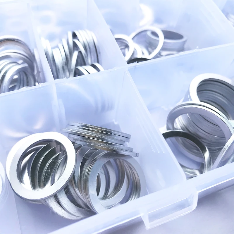 395Pcs-17-Sizes-Aluminum-Flat-Gasket-Washer-Set-M6-M8-M10-M12-M14-M16-to-M22-3