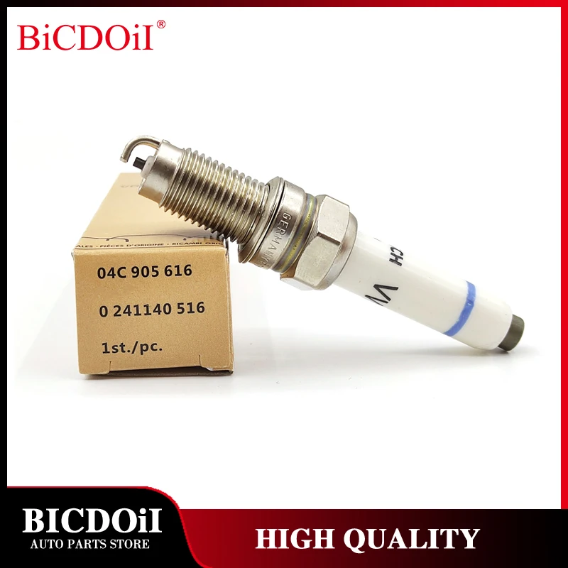 4Pcs-6Pcs-04C905616-0241140516-Normal-Spark-Plug-For-VW-Volkswagen-Golf-Papid-Bora-Jette-Skoda-Sagitar-4