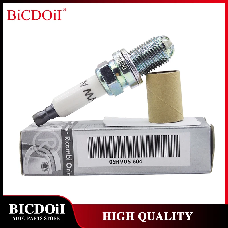 4Pcs-6Pcs-06H905604-BKR8EQUA-Spark-Plug-For-Audi-A3-A4-A5-A6-Q3-Q5-TT-R8-2