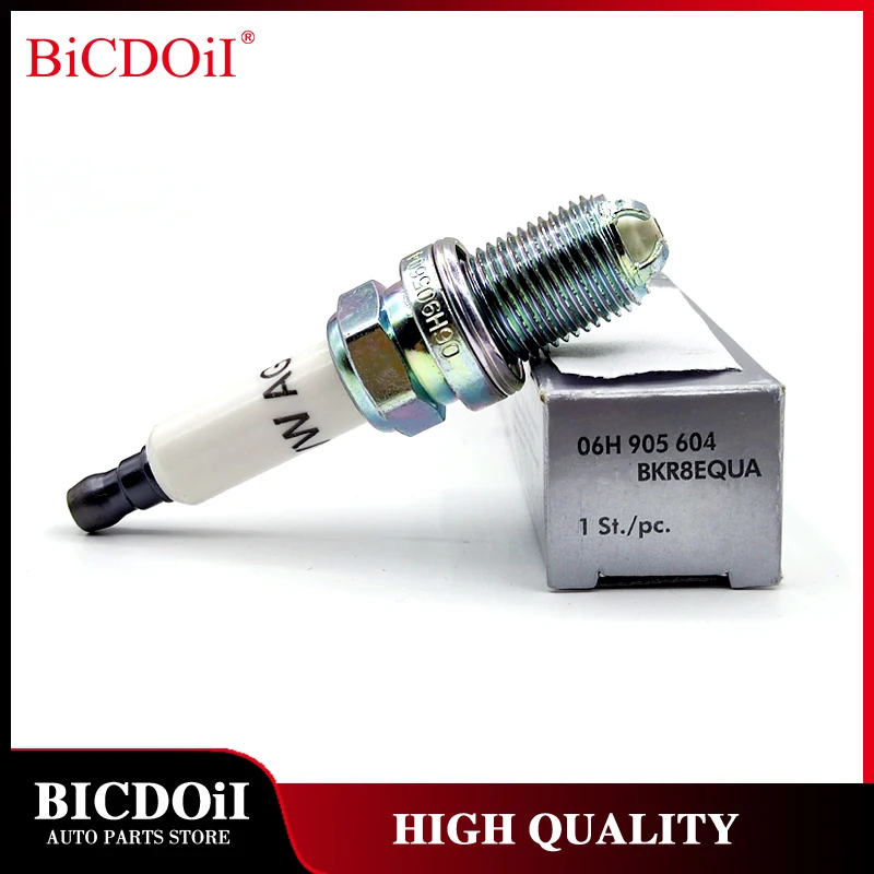 4Pcs-6Pcs-06H905604-BKR8EQUA-Spark-Plug-For-Audi-A3-A4-A5-A6-Q3-Q5-TT-R8-5