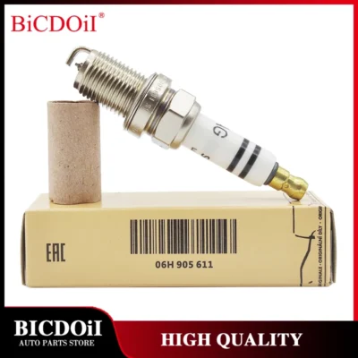 4Pcs/6Pcs 06H905611 0241245670 Iridium Spark Plug For Audi A4 A5 Q3 Q5 TFSI TT VW Golf Passat CC Tiguan Jetta 06H 905 621