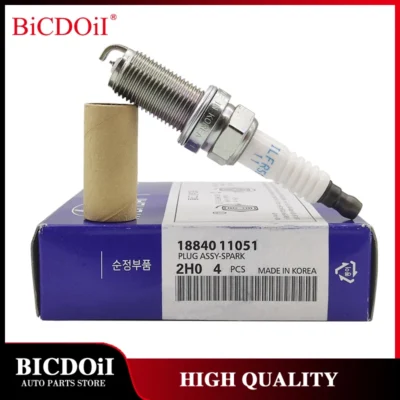 4Pcs/6Pcs 18840-11051 ILFR5B-11 Iridium Spark Plug For Hyundai Genesis Santa Fe Kia Optima Rondo Borrego Magentis 14mm Candles