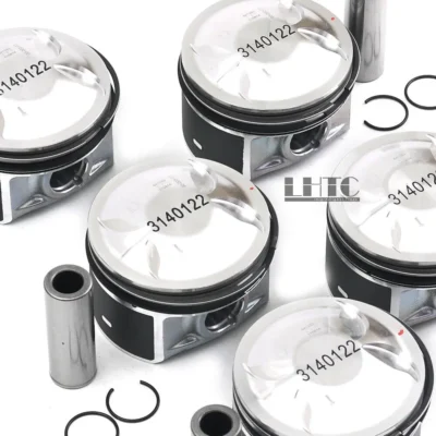 5pcs Pistons Rings Set Φ81mm For Volvo S60 S80 V40 V60 XC60 2.0 L5 B5204T8 B5204T9