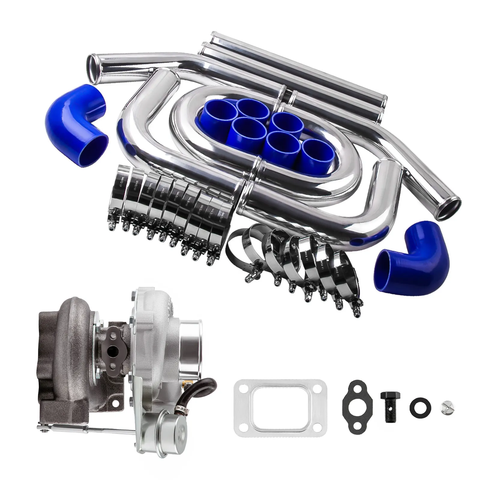 Billet-Turbo-GT2860-GT2871-GT25-GT28-T25-Turbocharger-A-R-0-6-0-64-350-BHP