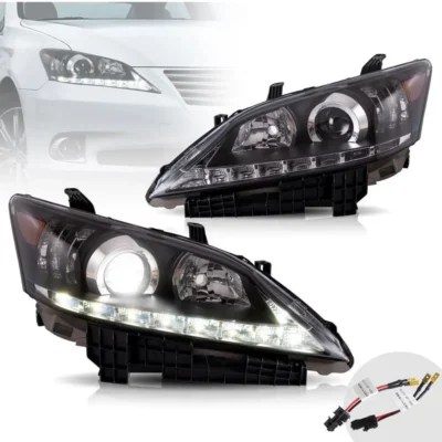 Car Headlight Assembly For Lexus ES 350 2007-2012 LED Daytime Running Lights Dynamic Streamer Turn Signal Indicator Front Lamp