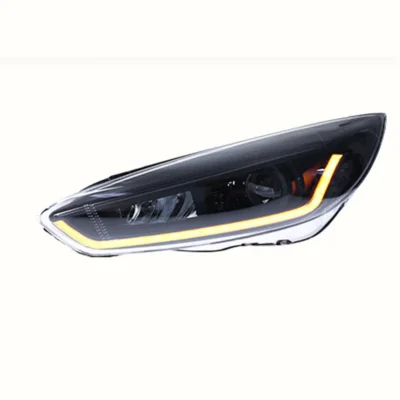 Car Headlight Assembly LED Front Lamp For Ford Focus 2015-2017 Dynamic Streamer Turn Signal Daytime Running Lights High Beam