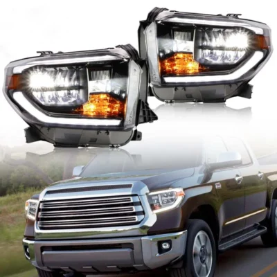 Car Headlight Front Lamp For TOYOTA TUNDRA 2014-UP Brake Parking Dynamic Assembly Auto Part Styling Lighting