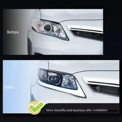 Car LED Headlight Assembly Dynamic Streamer Turn Signal Front Lamp Head Light Daytime Running Light For Toyota Camry 2009-2011