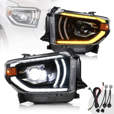 Car Led Headlight Lighting For Toyota Tundra 2014-2018 Fog Brake Turn Signal Vehicle Assembly DRL Front Lamp