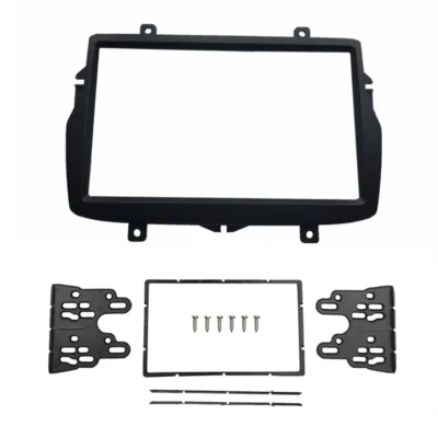 Double 2 Din Fascia for Daewoo Royale Lada Vesta 2015 Radio DVD Stereo Panel Dash Mount Trim Kit Audio Frame Installation