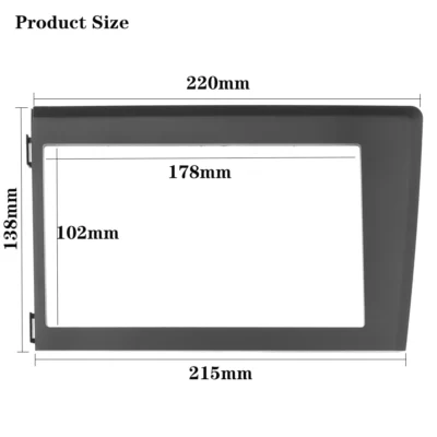 Double Din Car DVD Radio Frame for Volvo XC70 V70 S60 1998—2004 Face Bezel 2 Din Installation Kit Fascia CD Radio